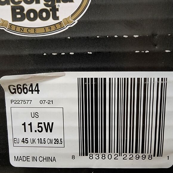 Georgia Boot Men's Flxpoint Composite Toe Waterproof Work Boot - 11.5 - Picture 8 of 8